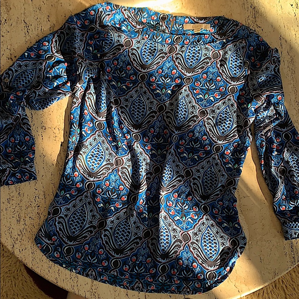 Loft peasant blouse